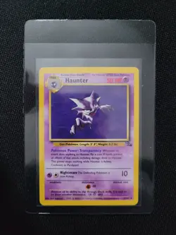 Pokemon Fossil 3rd Print Red Logo 1999 2000 Haunter 21/62 - Image 1