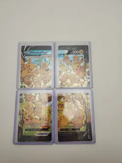 Pokemon - Pikachu V-Union - SWSH139-142 Celebrations TCG Full 4 Card Promo Set - Image 1