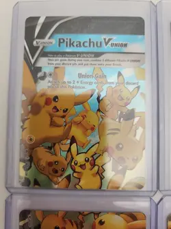 Pokemon - Pikachu V-Union - SWSH139-142 Celebrations TCG Full 4 Card Promo Set - Image 4