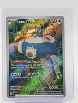SNORLAX 2023 POKEMON SCARLET & VIOLET BLACK STAR PROMO A #051 Q1825 - Image 1