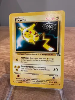 Pikachu ⭐ 4 Promo Wizards Black Star Promos 1999 Pokemon MINT Never Played - Image 1