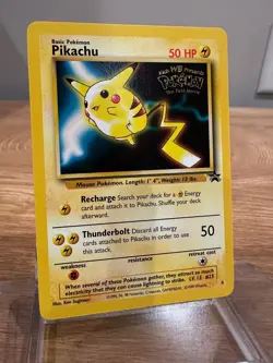 Pikachu ⭐ 4 Promo Wizards Black Star Promos 1999 Pokemon MINT Never Played - Image 3