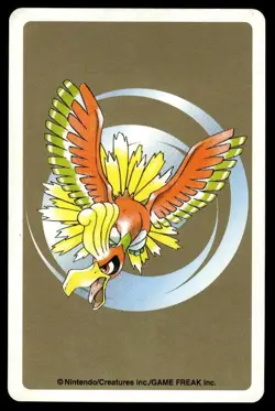 Dragonair 7 of Diamonds Ho-Oh Poker Deck Pokemon Japanese ~ HP Stained - Image 2