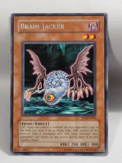 YuGiOh TCG 3 x Brain Jacker FET-EN034 Unlimited Edition Rare LP - Image 3