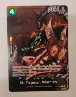 One Piece TCG St. Topman Warcury OP13-089 Alternate Art Alt English NM - Image 1