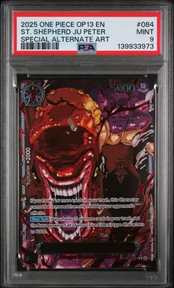 2025 ONE PIECE OP13-CARRYING ON HIS WILL #084 ST. SHEPHERD JU PETER PSA 9 - Image 1