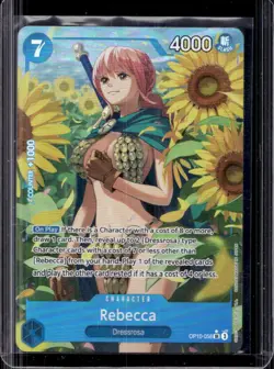 2025 One Piece Royal Blood Rebecca Super Rare #OP10-058 - Image 1