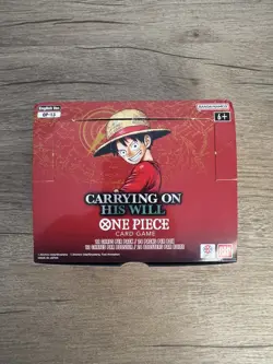Bandai One Piece Card Game – Carrying On His Will unsealed Box 24 packs OP13 - Image 1