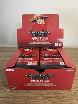 Bandai One Piece Card Game – Carrying On His Will unsealed Box 24 packs OP13 - Image 4