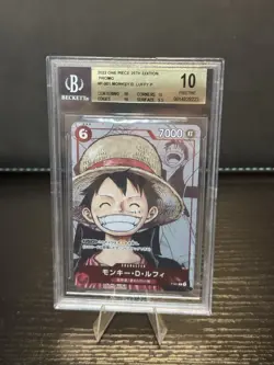 2022 ONE PIECE PREMIUM COLLECTION JAPANESE MONKEY D LUFFY BGS 10 - Image 1