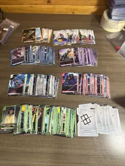GUNDAM TCG - 250+ Card Mixed Lot Commons Uncommon Tokens Resource Unit Pilot - Image 1