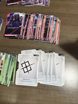 GUNDAM TCG - 250+ Card Mixed Lot Commons Uncommon Tokens Resource Unit Pilot - Image 4