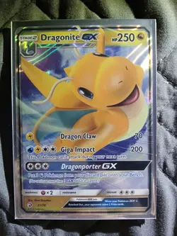 Pokemon Card Dragonite GX Ultra Rare Dragon Majesty 37/70 Never Played - Image 1