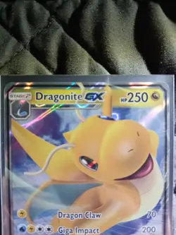 Pokemon Card Dragonite GX Ultra Rare Dragon Majesty 37/70 Never Played - Image 2