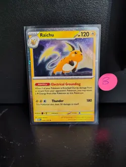 2 FAT SWIRLS!!! Raichu (Cosmos Holo) 026/165 Miscellaneous Cards & Products Holo - Image 1
