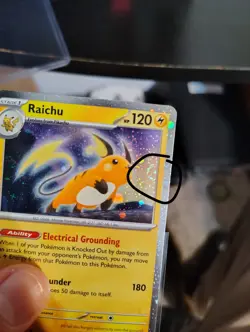 2 FAT SWIRLS!!! Raichu (Cosmos Holo) 026/165 Miscellaneous Cards & Products Holo - Image 3