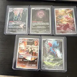 Pokemon Card Lot 5 EN IRs NM druddigon stufful spiritbomb garganacl claw ARs - Image 1