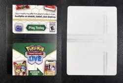 Miscut - Blank Back - Code Card - MP - Pokemon TCG - Image 1