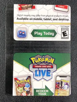 Miscut - Blank Back - Code Card - MP - Pokemon TCG - Image 2