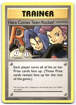 Here Comes Team Rocket! 113/108 XY - Evolutions Pokemon Card Vintage | - Image 1