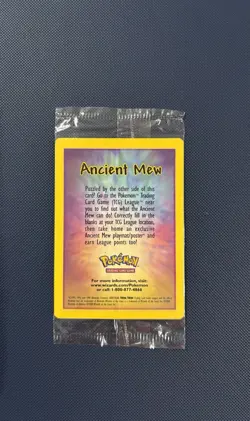 SEALED Pokemon Ancient Mew 2000 Movie Promo Holo Card - Image 1