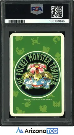 Pokemon 1996 Squirtle 007 Ace Of Hearts Green Playing Card Japanese PSA 10 - Image 2