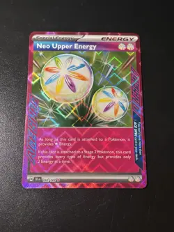Neo Upper Energy 162/162 Temporal Forces Near Mint Nice Card - Image 1