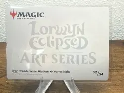 Sygg, Wanderwine Wisdom Art Card (Gold-Stamped Signature) [Art Series: Lorwyn Ec - Image 2