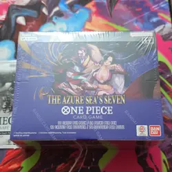 ONE PIECE CARD GAME THE AZURE SEA'S SEVEN BOOSTER BOX OP14 English with promo - Image 1