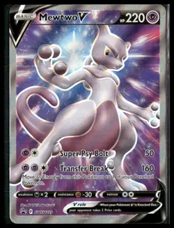 Mewtwo V #SWSH229 Sword & Shield Promo Cards NM - Image 1