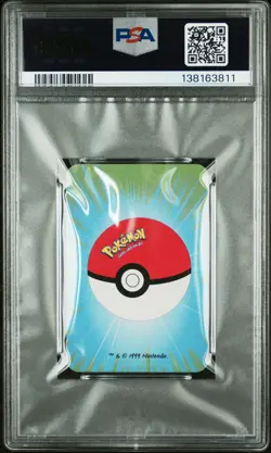 1999 BICYCLE POKEMON MINI PLAYING CARDS GREEN DECK 7 OF SPADES MEWTWO PSA 6 - Image 2