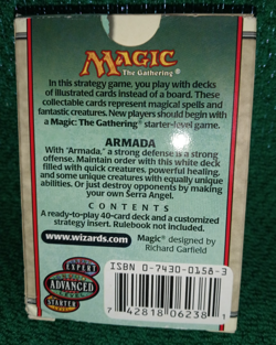 2001 MtG - 7th Edition Theme Deck - Armada - English - Used - Image 2
