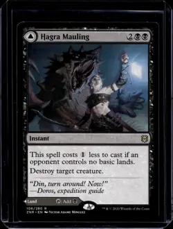 Hagra Mauling // Hagra Broodpit [Zendikar Rising] Magic MTG - Image 1