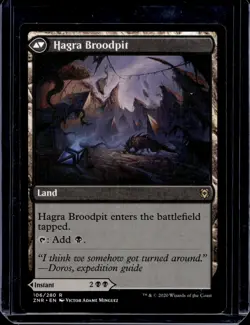 Hagra Mauling // Hagra Broodpit [Zendikar Rising] Magic MTG - Image 2
