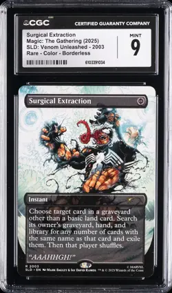 2025 MAGIC: THE GATHERING #2003 SURGICAL EXTRACTION CGC 9 - Image 1