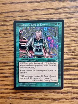Eladamri, Lord of Leaves - Tempest MTG Magic The Gathering - NM Unplayed - Image 1