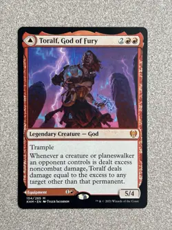 Toralf, God of Fury (Toralf’s Hammer) Kaldheim Regular Mythic 154/285 NM - Image 1