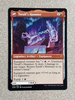 Toralf, God of Fury (Toralf’s Hammer) Kaldheim Regular Mythic 154/285 NM - Image 3