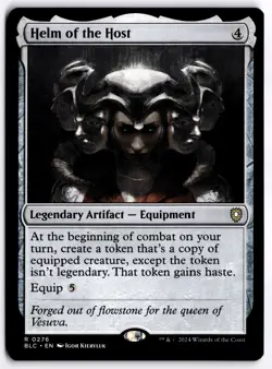 Helm of the Host NM BLC Commander: Bloomburrow MTG - Image 1