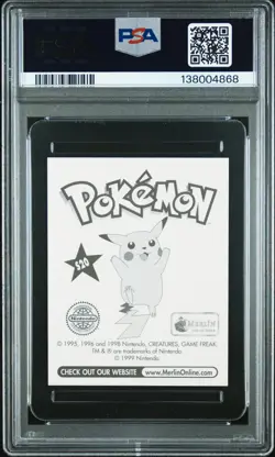 1999 MERLIN POKEMON #S20 MAGIKARP-PRISM PSA 8 - Image 2