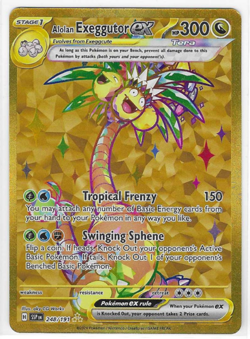 Alolan Exeggutor ex 248/191 Hyper Rare Gold - SV08: Surging Sparks - Pokemon NM - Image 1