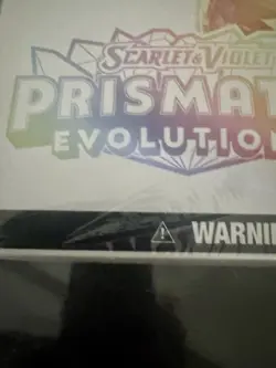 Pokemon TCG Prismatic Evolutions Elite Trainer Box ETB Sealed Small Rip On Front - Image 5