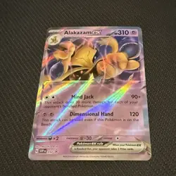 Alakazam ex (Error No Star Pattern) Pokemon BLACK STAR Promo #050 Holo - Image 1