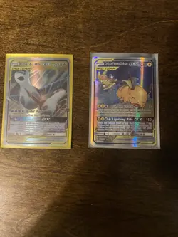 Pokemon GX TAG TEAM Holo Latias & Latios & Raichu & Alolan Raichu fan art - Image 1