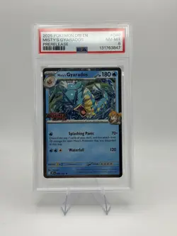 Misty's Gyarados #049 Holo Rare Pokemon TCG Destined Rivals PSA 8 NM-MT - 5831 - Image 1