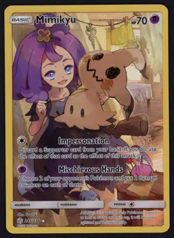 Mimikyu 245/236 Full Art Pokemon Cosmic Eclipse Pokemon TCG - Image 1