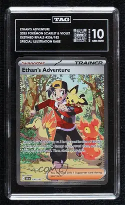 Ethan's Adventure Special Illustration Rare Pokemon Destined Rivals (DRI) TAG 10 - Image 1