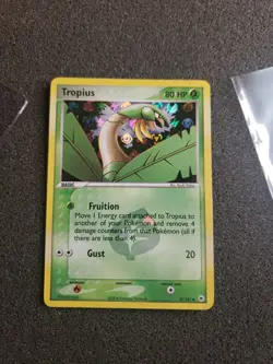Pokemon TCG Tropius EX Hidden Legends 27/101 Reverse Holo Rare LP - Image 1