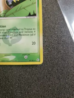 Pokemon TCG Tropius EX Hidden Legends 27/101 Reverse Holo Rare LP - Image 2