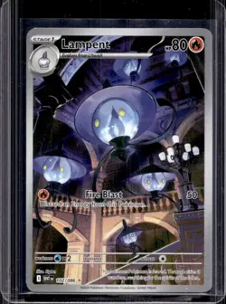 2025 Pokemon White Flare Lampent Illustration Rare #102/086 - Image 1